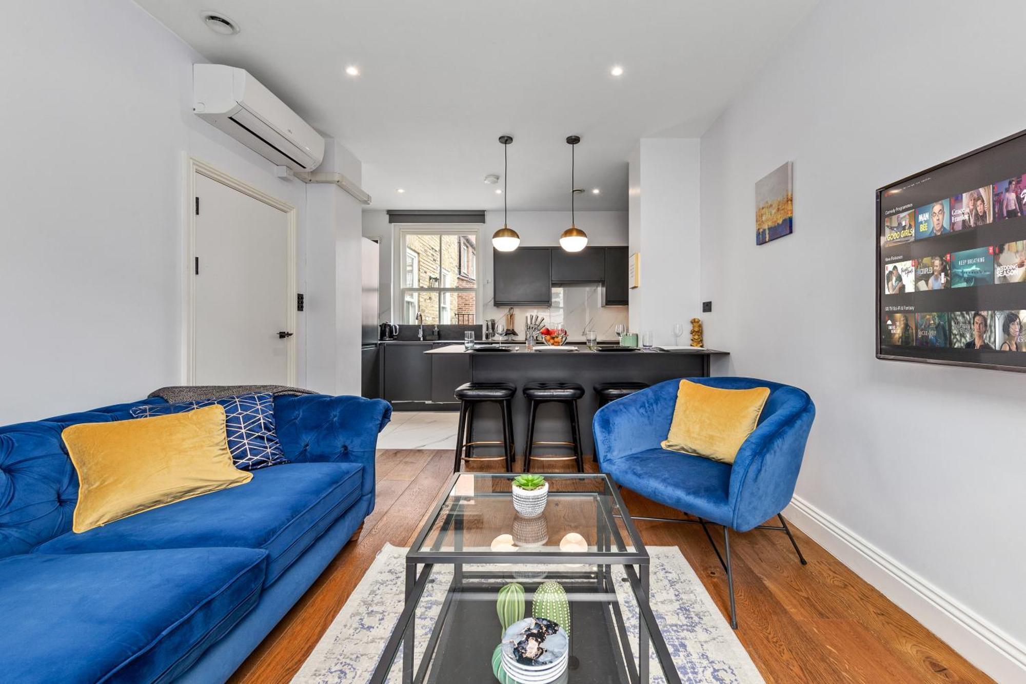 Stylish 2 Bedroom Apartment In Westminster Sleeps 5 With Ac Londra Exterior foto