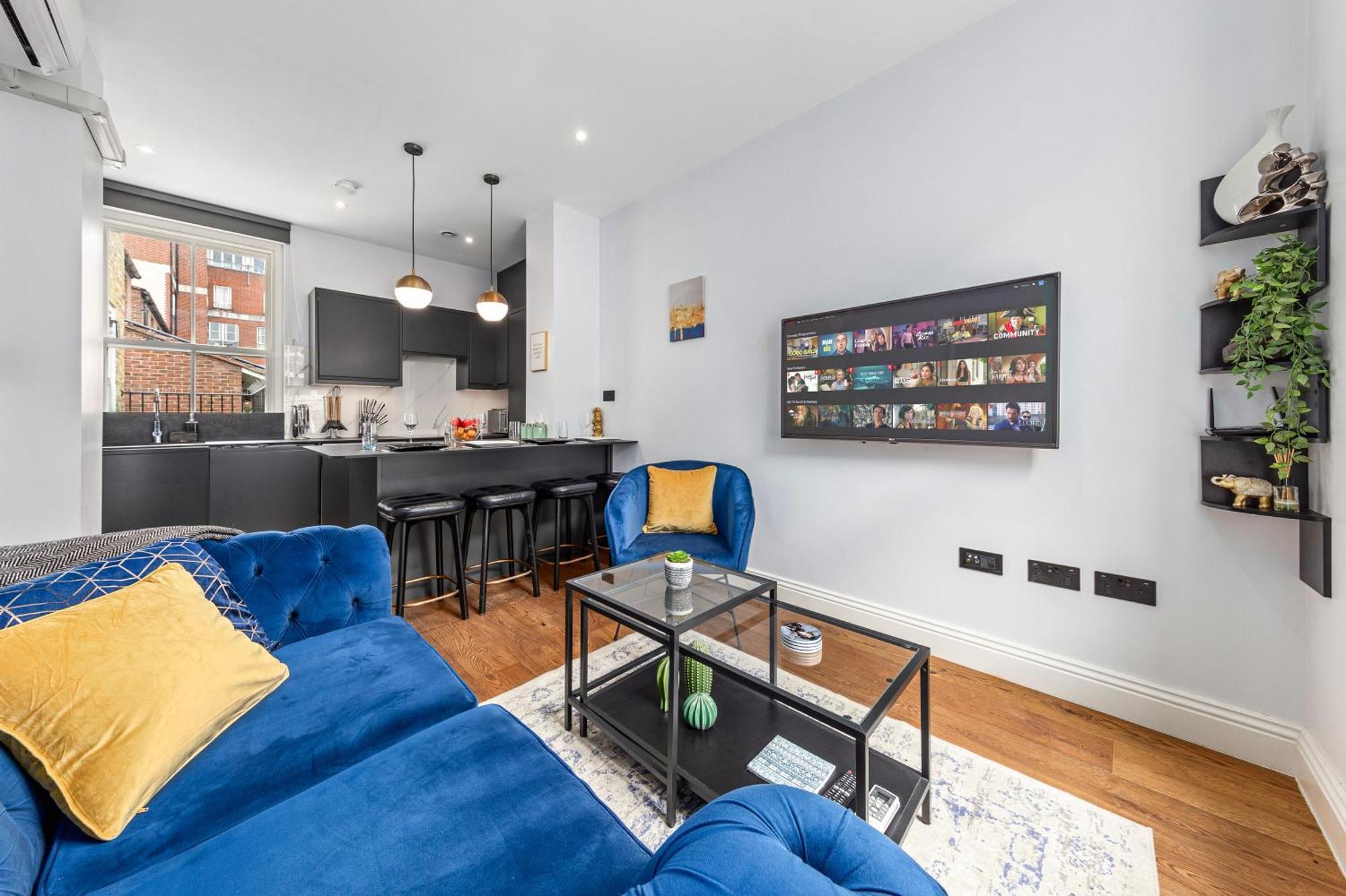Stylish 2 Bedroom Apartment In Westminster Sleeps 5 With Ac Londra Exterior foto